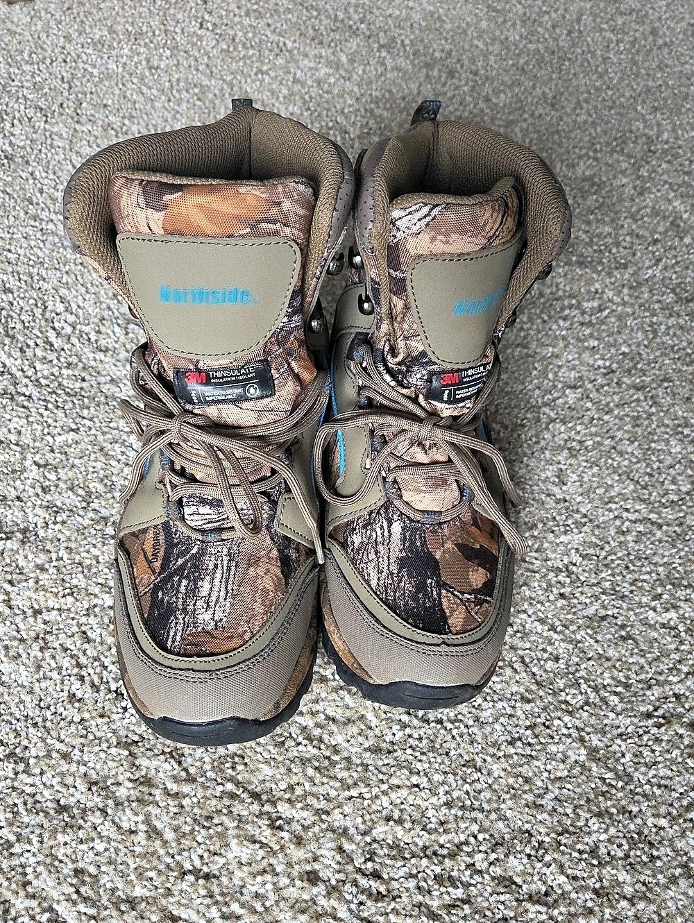 Northside Women's Woodbury Insulated Hunting Boot Brown & Green US 6